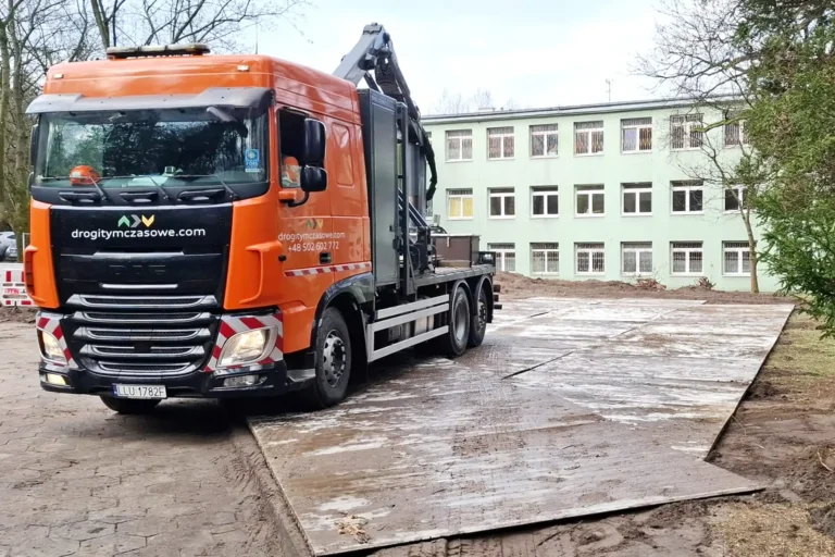 platforma robocza pod dźwig